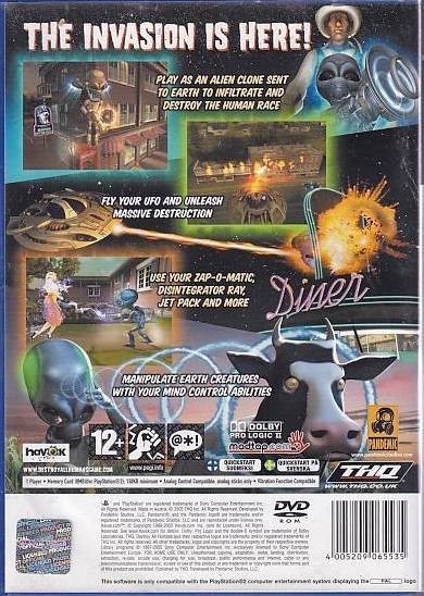 Destroy All Humans - PS2 (B Grade) (Genbrug)